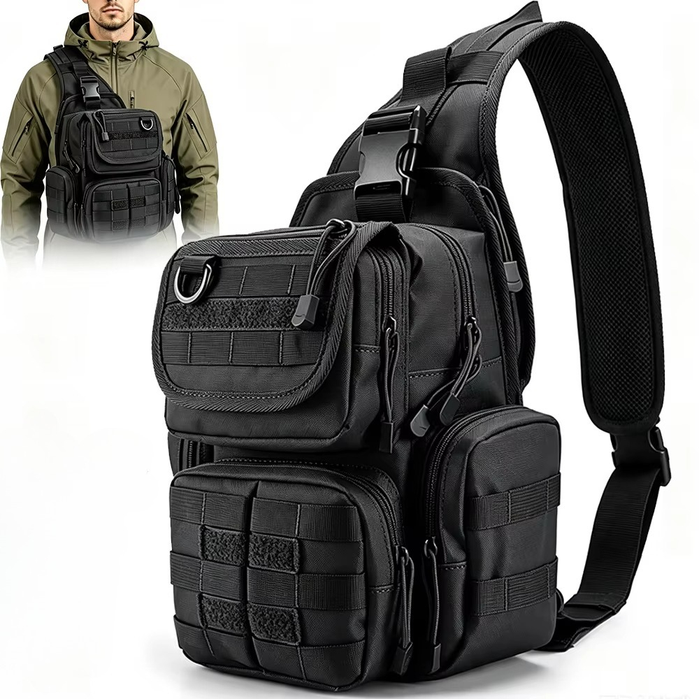Edc Concealed Carry Sling Bag - حقيبة مسدس تكتيكية للحمل المخفي مع