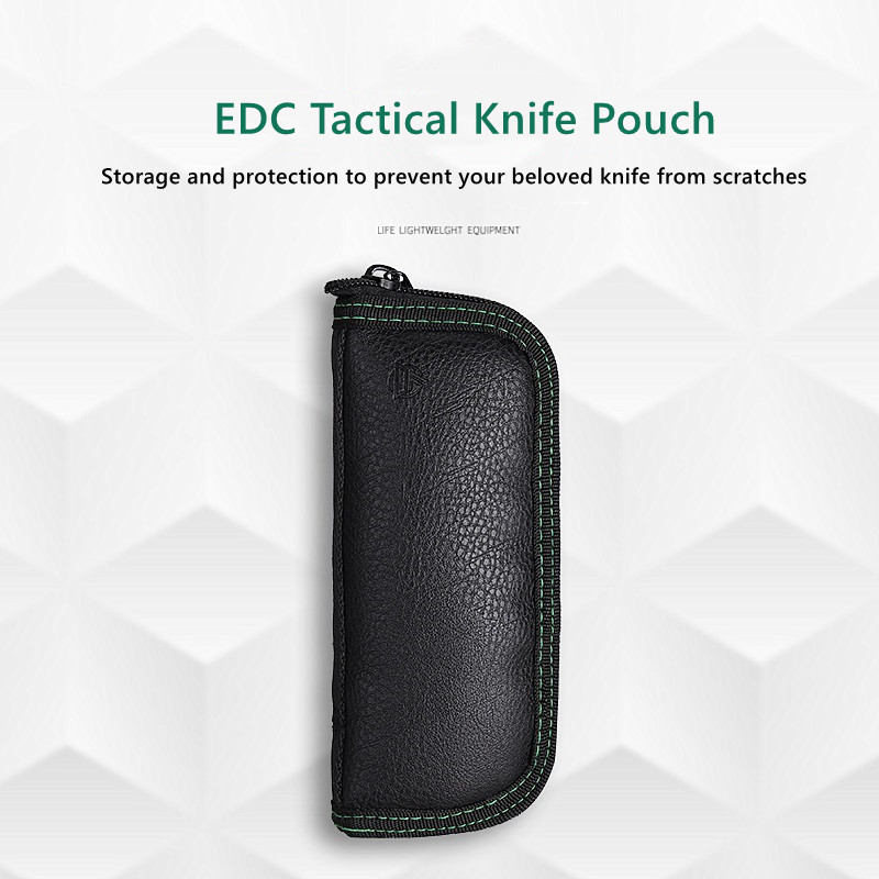 Edc Everyday Carry Knives - سكين قابل للطي، حقيبة جلدية، حقيبة