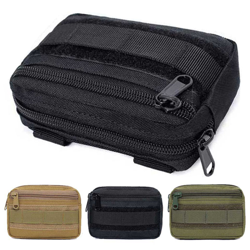 Edc Carry Fanny Pack - طبقة مزدوجة EDC حزمة الرجال التكتيكية