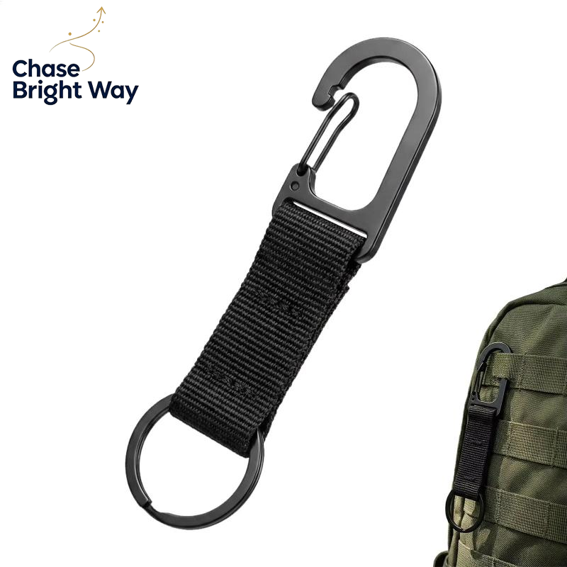 Edc Carry Clip - حلقة مفاتيح صغيرة محمولة بمشبك زنبركي