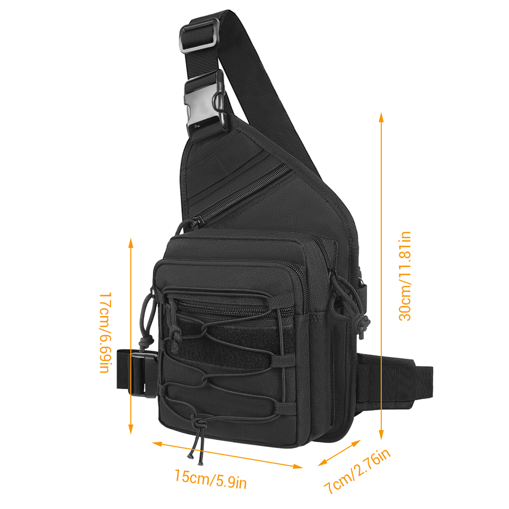 حقيبة حمل مخفية تكتيكية، حقيبة - مراجعة Edc Concealed Carry Sling Bag وسعره